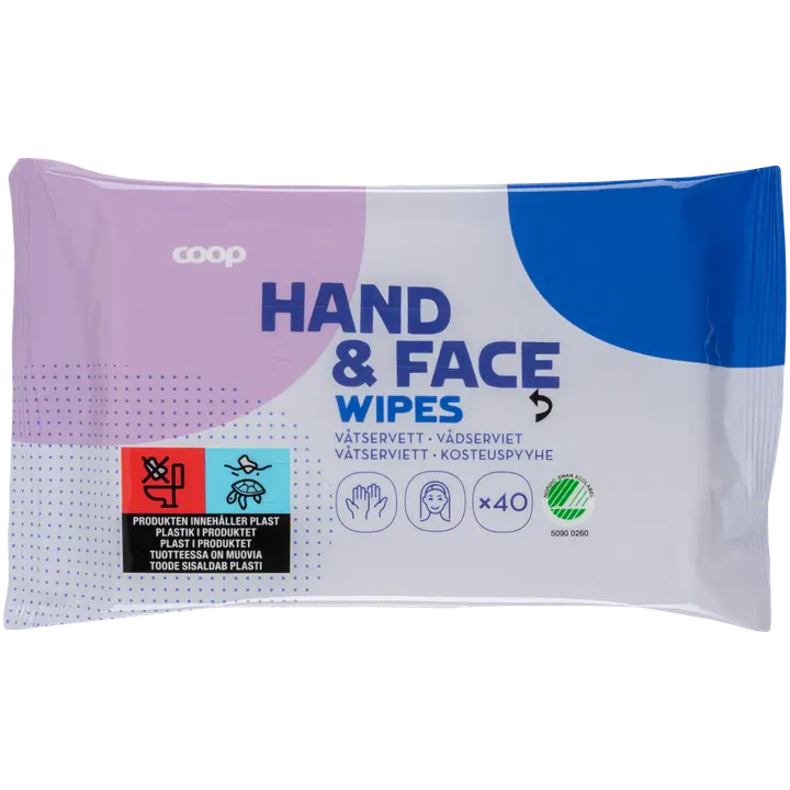 Niisked salvrätid Coop kehale ja näole 40tk