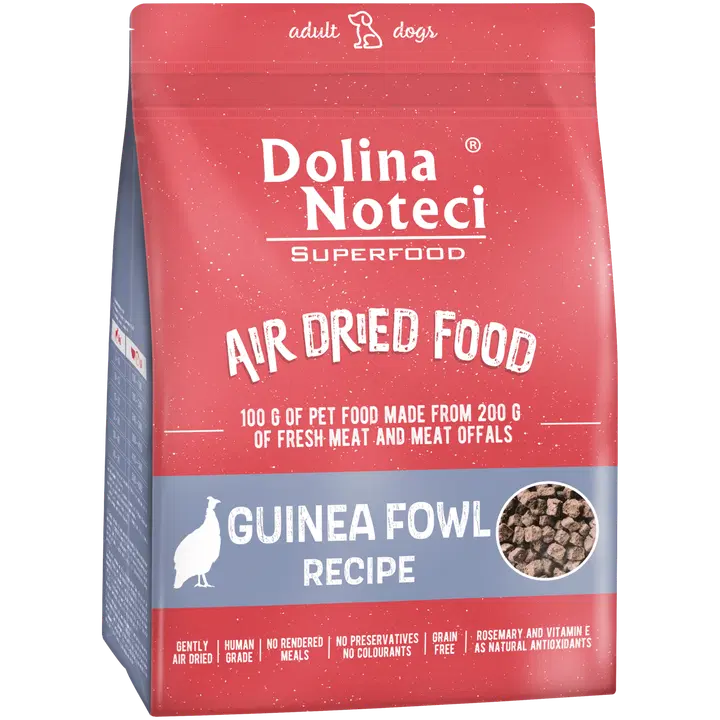Dolina Noteci Superfood koera kuivtoit pärlkanaga (kanalihavaba) 1 kg