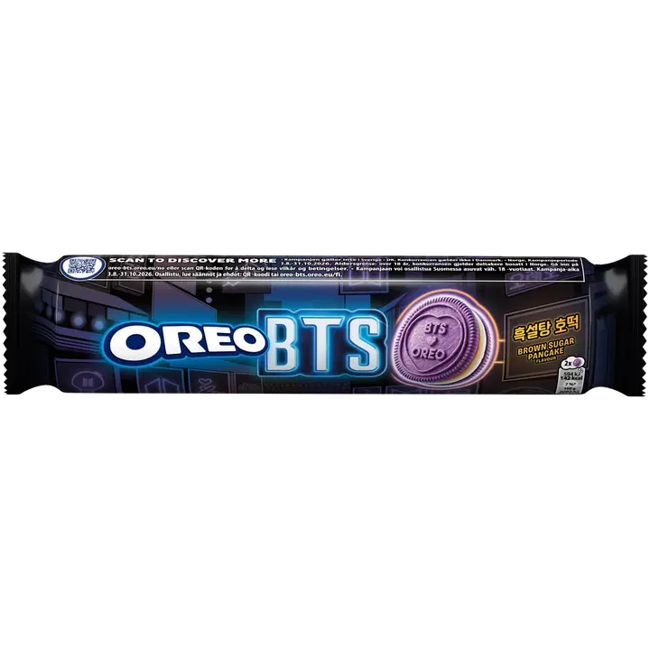 Oreo pruuni suhkru ja pannkoogitäidisega küpsised, 157 g