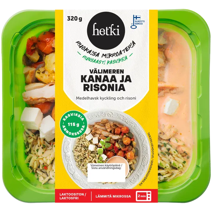 Fresh Hetki Ruokaisa Välimeren kanaa ja risonia 320 g