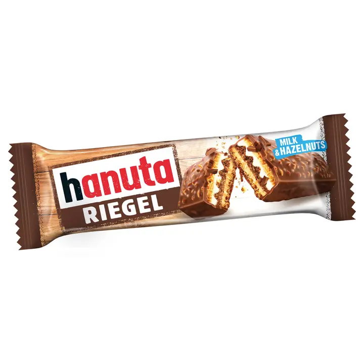 Hanuta kaakao-hasselpähkinätäytteellä 34,5g