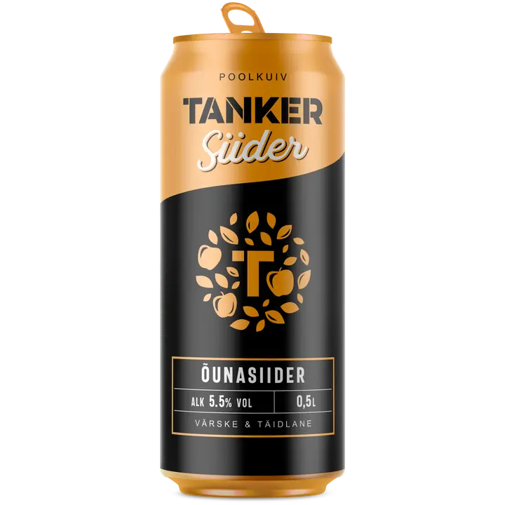 Tanker poolkuiv õunasiider 5,5%vol 500ml