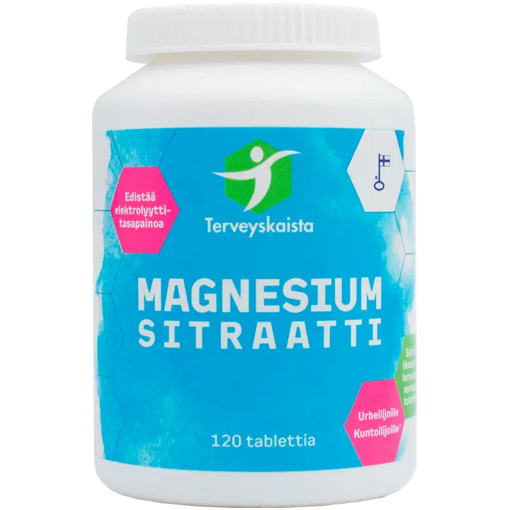 Terveyskaista MagnesiumSitraatti 120 tabl.