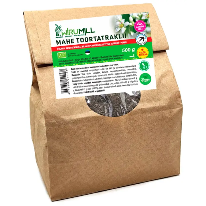 Wiru Mill mahe tootatrakliid 500 g, gluteenivaba