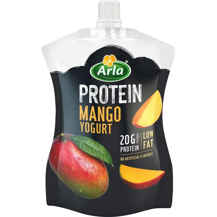 Arla Protein 200 g vähärasvainen mangojogurtti on-the-go