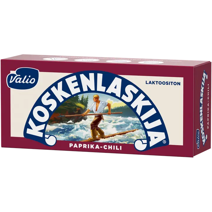 Valio Koskenlaskija® e250 g paprika-chili sulatejuusto laktoositon