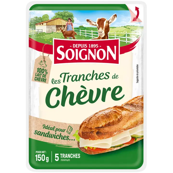 Soignon Chevre Gouda viipaleet 150g