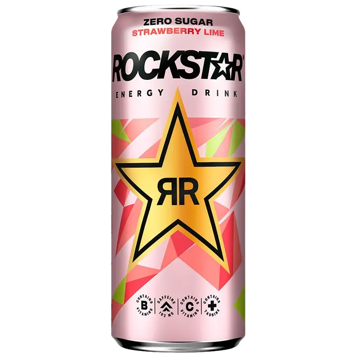 Rockstar Refresh Strawberry-Lime No Sugar energiajuoma 0,33 l