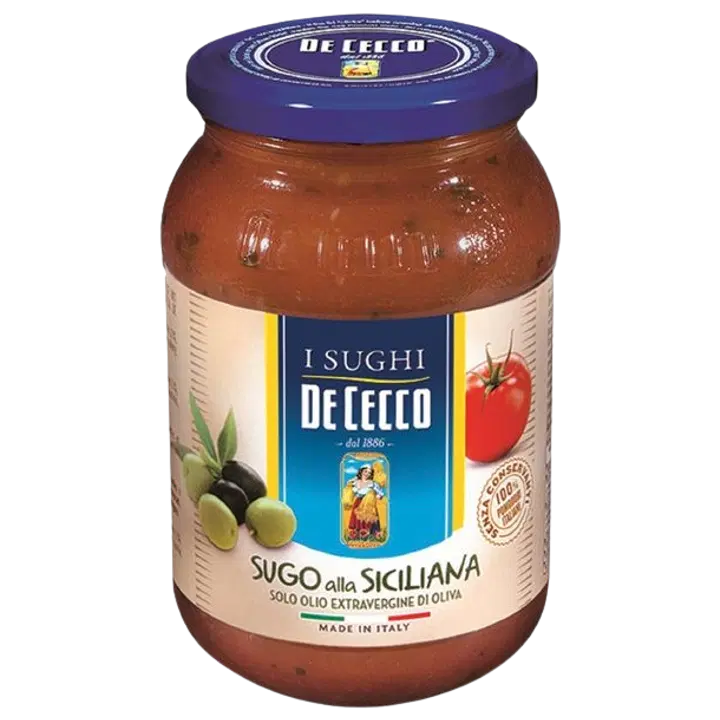 DeCecco Kaste tomati alla siciliana 400g oliiv