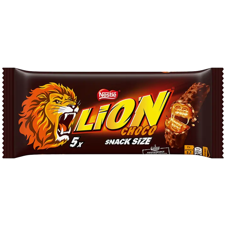 Nestlé Lion 5x30g suklaakuorrutteinen vohvelipatukka