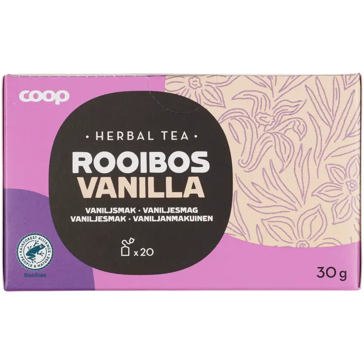 Coop rooibostee vanilja 30 g 20 pss