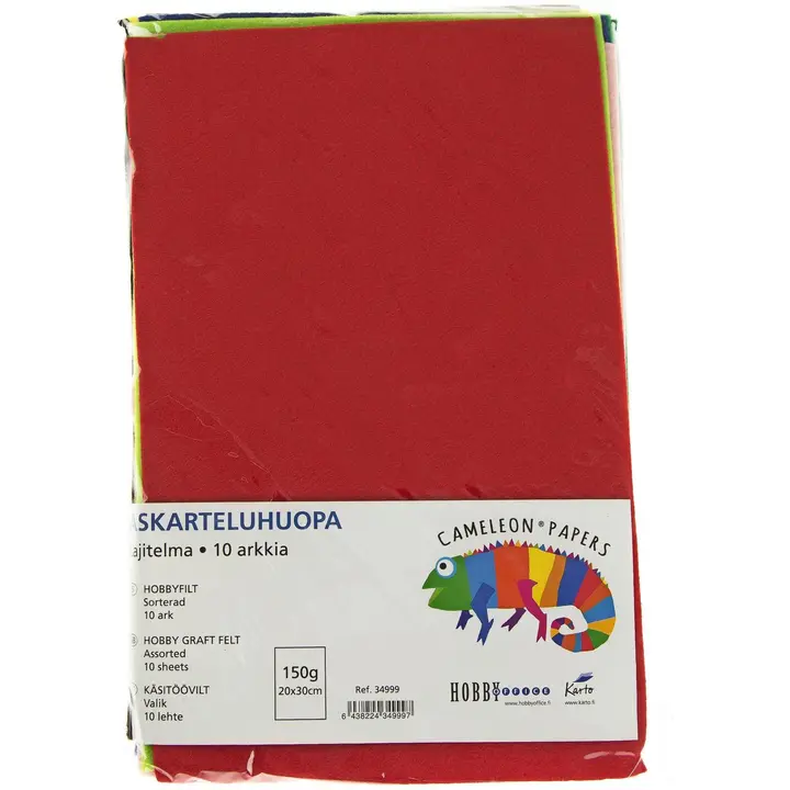 Karto askarteluhuopa 20x30cm 10 arkkia