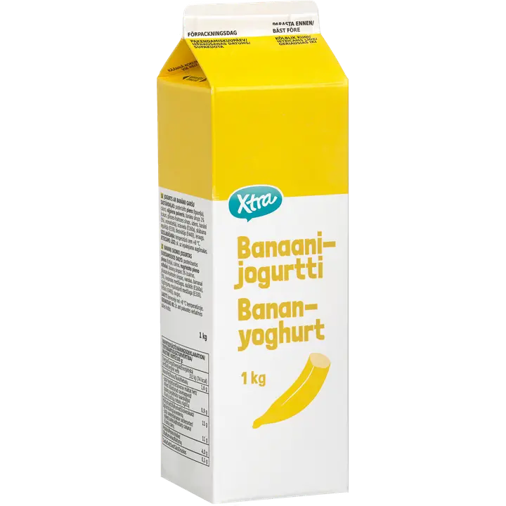 Xtra banaanijogurt, 1kg