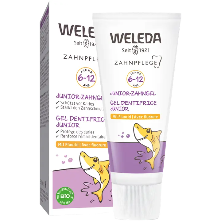 Weleda laste hambageel Junior fluoriidiga 6-12a 50ml
