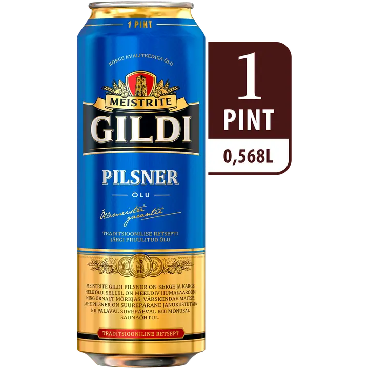 Meistrite Gildi Pilsner õlu 4,5%vol 568ml