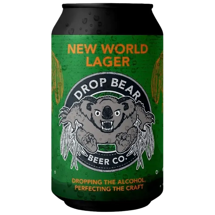 Drop Bear New World Lager 0,5 til-% 0,33 l tölkki