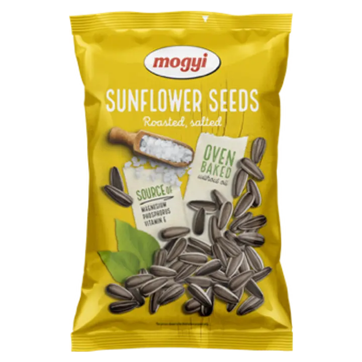 Mogyi Päevalilleseemned, röstitud, soolased 200g