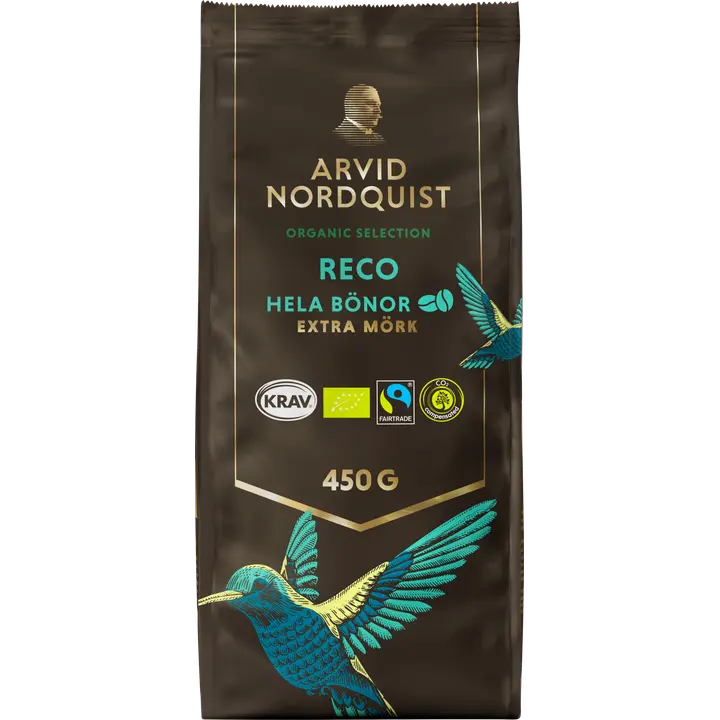 Arvid Nordquist Selection 450g Reko pavut Luomu, Fairtrade