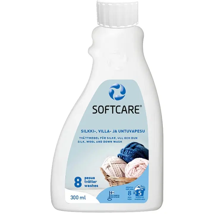 Softcare Silkki-,Villa-ja Untuvapesu 300 ml