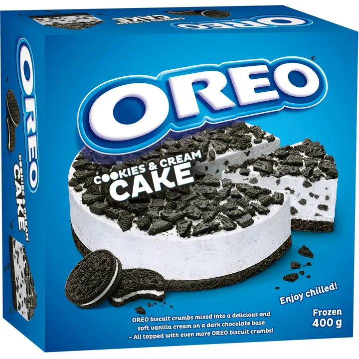Almondy 400g Oreo-keksi-kermakakku