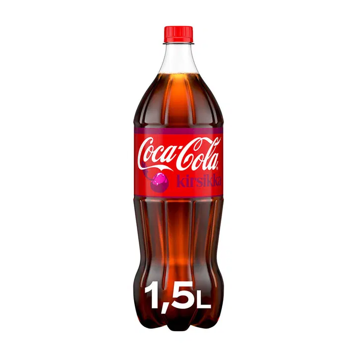 Coca-Cola Original Taste Kirsikka virvoitusjuoma muovipullo 1,5 L