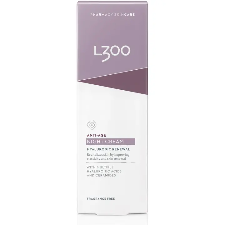L300 Hyaluronic Renewal Anti-Age Night Cream yövoide 50ml
