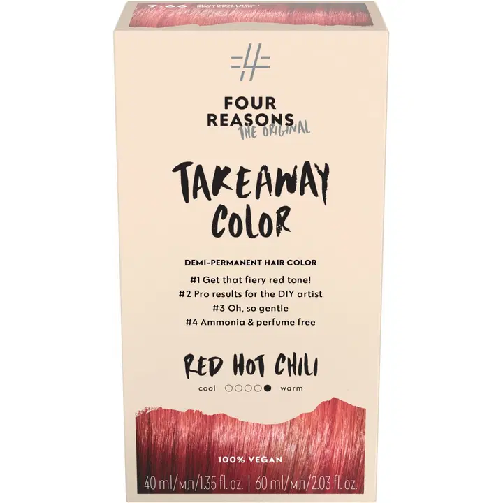 Four Reasons Original Takeaway Color 7.66 Red Hot Chili kestosävyte
