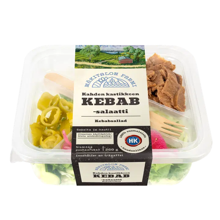 Mäkitalon Farmi Salaattiateria Kebab 260g
