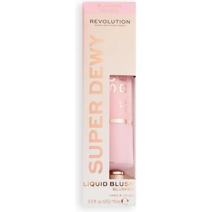 Makeup Revolution Superdewy Liquid Blush Blushing in Love nestemäinen poskipuna 15ml
