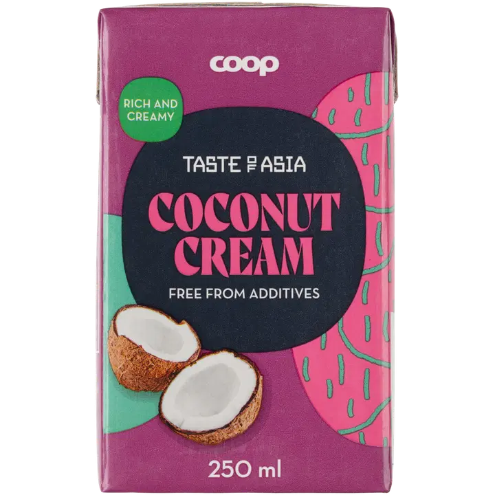 Coop Taste of Asia kookoskerma 250 ml