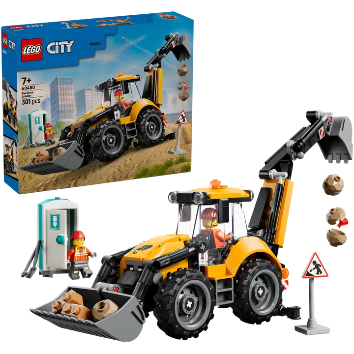 LEGO® City Great Vehicles 60480 Gul grävlastare