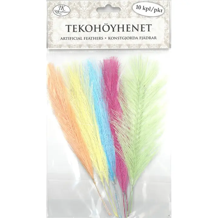 J.K. Primeco Tekohöyhenet värilajitelma 10kpl
