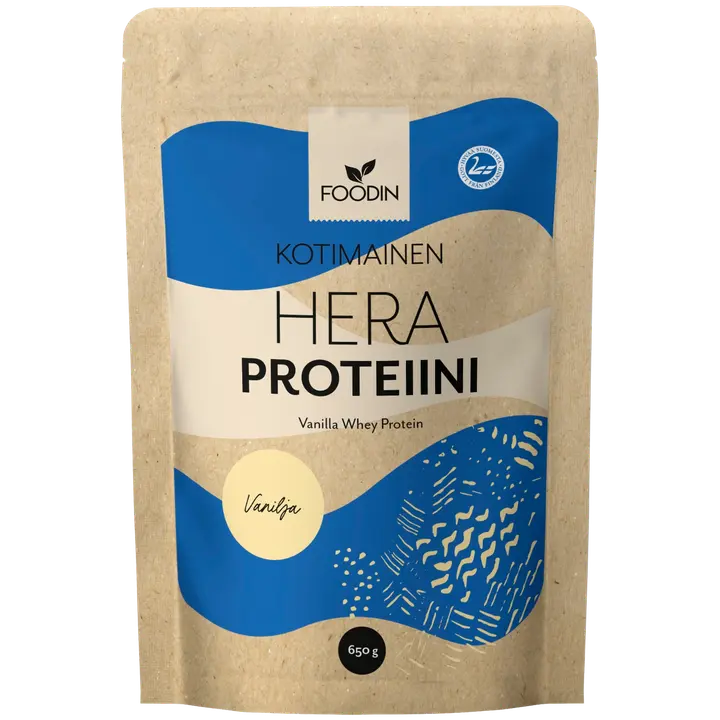 Foodin Kotimainen heraproteiini vanilja 650g