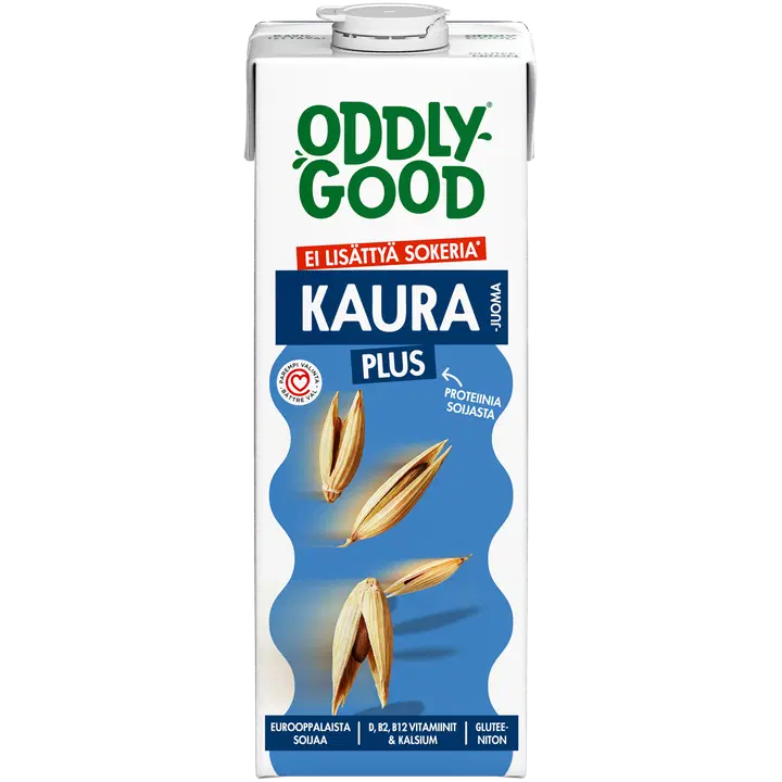 Oddlygood® kaurajuoma Plus 1 l UHT gluteeniton