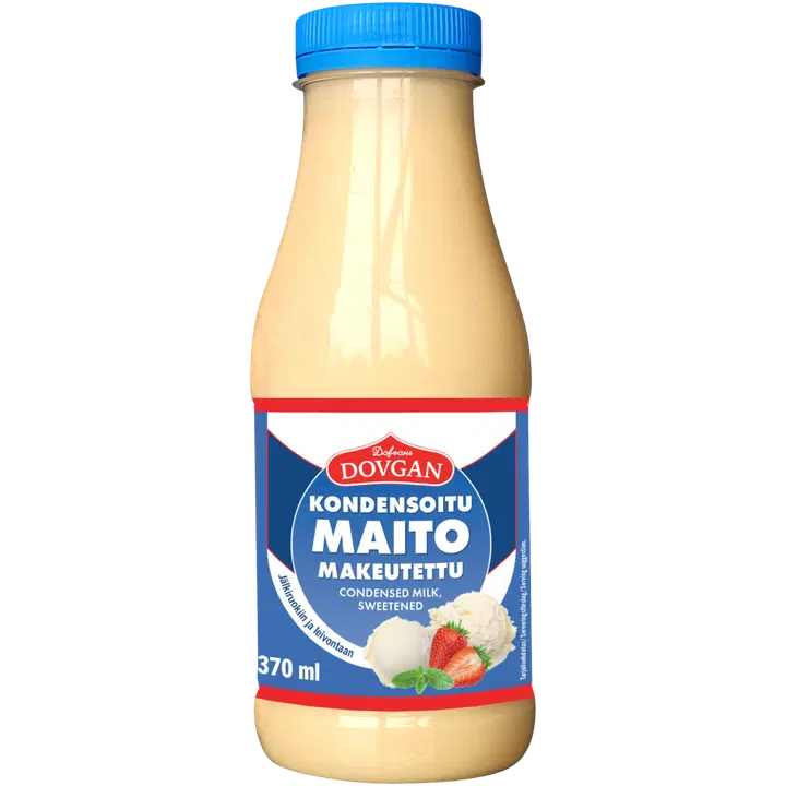 Dovgan Kondensoitu maito, makeutettu 480 g/ 370 ml