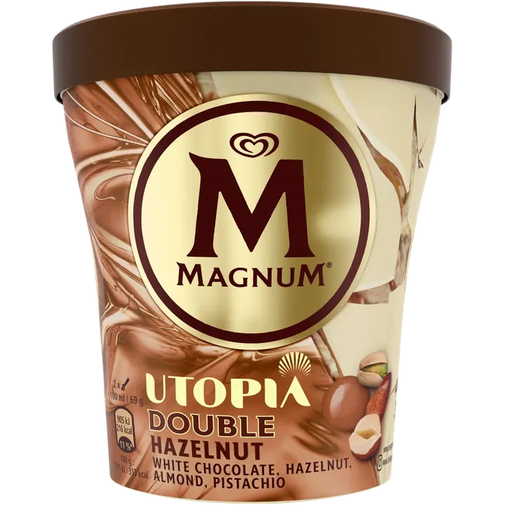 Magnum Utopia Double Hazelnut Jäätelö 440ml/310g