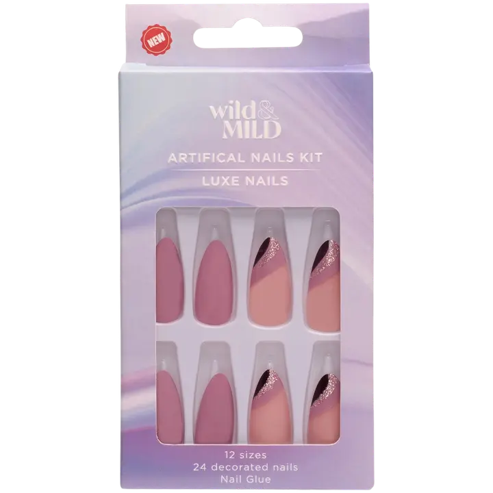 WM082 Moon Queen Artificial Nails Set Wild&Mild N24
