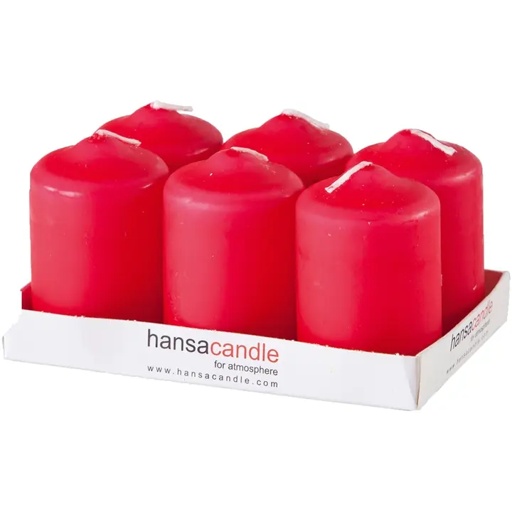 Lauaküünlad punane 40x60 6tk