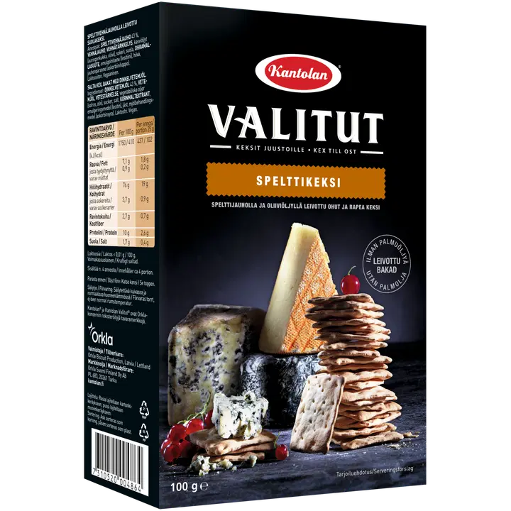 Kantolan Valitut spelttikeksi 100g