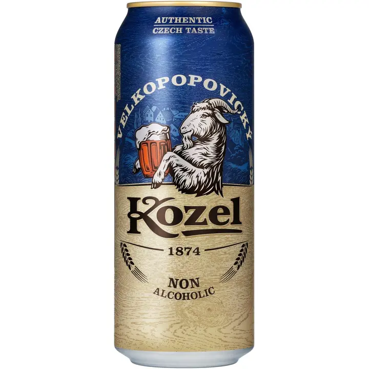 Velkopopovický Kozel alkoholiton 0,5% 50cl tlk