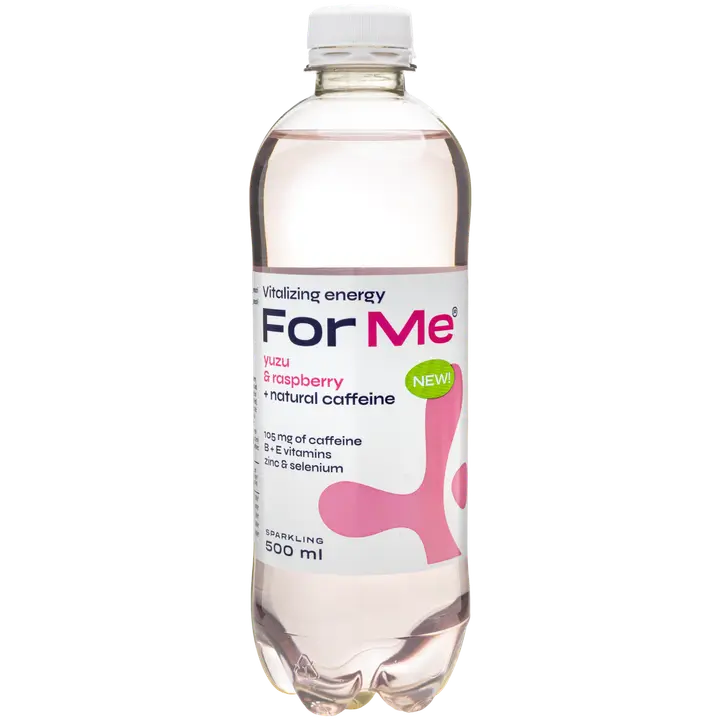 For Me Energy Water vaarika-yuzu vitamiinide & kofeiiniga500 ml