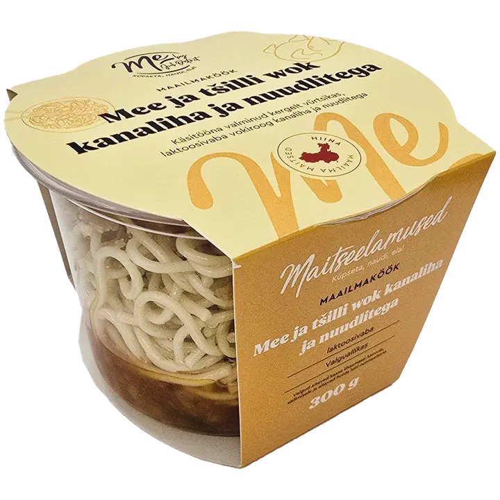 Joel Ostrat Mee Ja Tšilli Wok Kanaliha Ja Nuudlitega