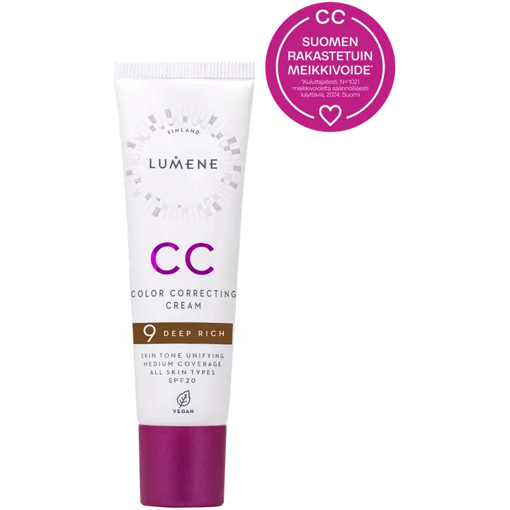 Lumene CC Color Correcting Meikkivoide SK20 9 Deep Rich 30 ml