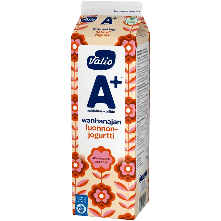 Valio A+™ wanhanajan luonnonjogurtti 1 kg