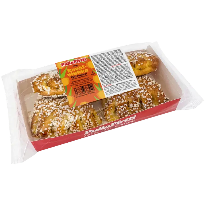 Pulla-Pirtti Kevätviuhka 4/170g laktoositon täyteviineri