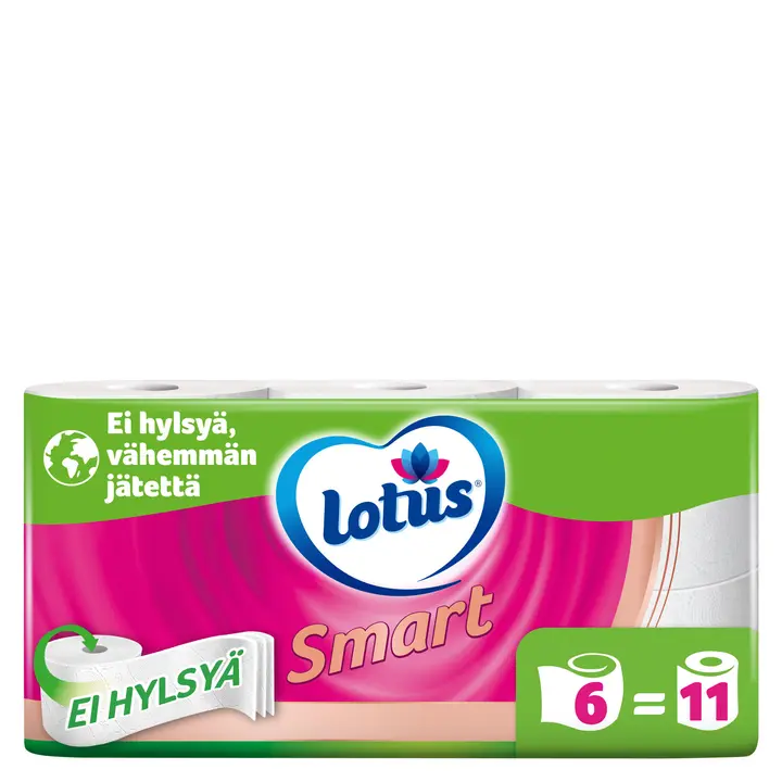 LOTUS Smart wc-paperi hylsytön 6 rll