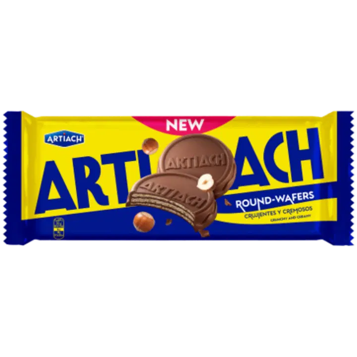 Artiach 142g Round maitosuklaasuklaavohveli