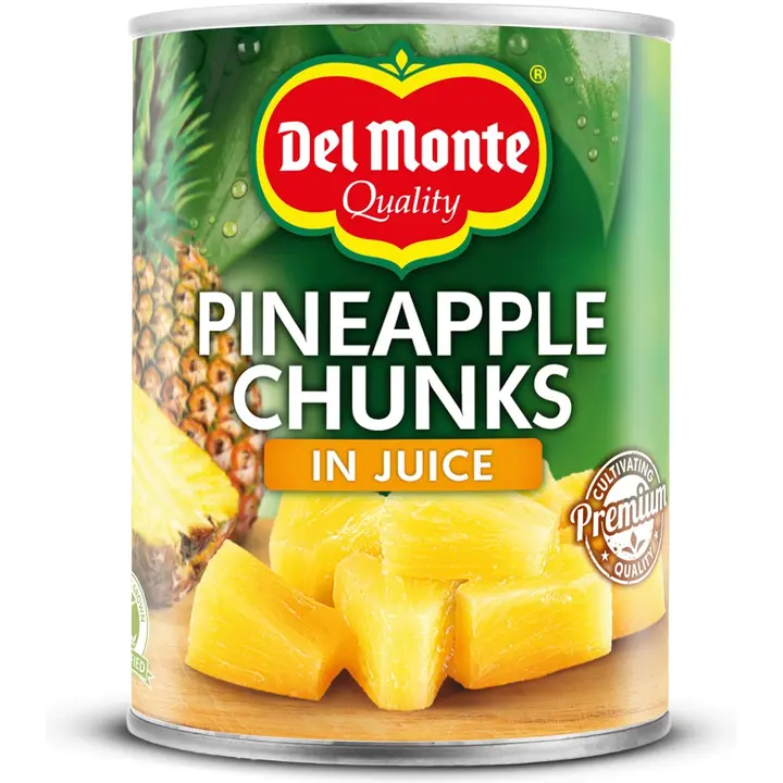 Del Monte ananassitükid ananassimahlas 560 g