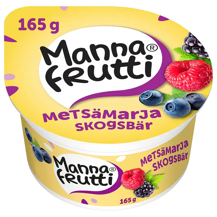 Risifrutti Mannafrutti metsämarja mannavälipala 165g