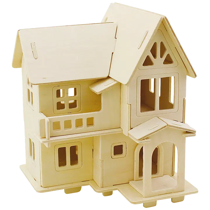 Creativ Company 3d-palapeli talo parveke miniatyyri